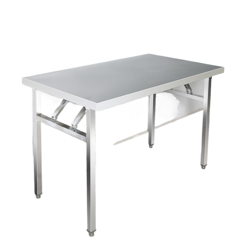 Commercial Kitchen Rental - Mesa dobrável de aço inoxidável para