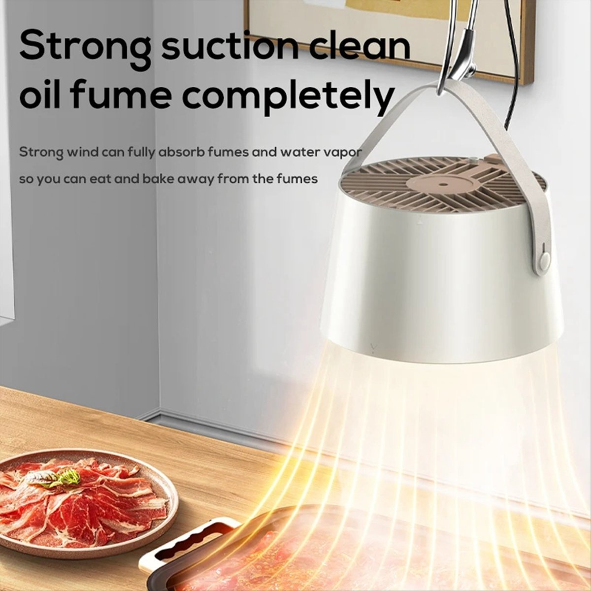 Commercial Kitchen Ventilation - Exaustor de Cozinha Portátil M10K, Ventilador