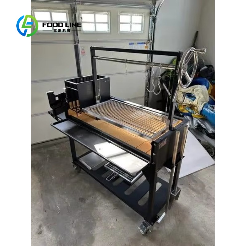 Commercial Kitchen Rental - Carrinho de churrasco gaúcho personalizado, asado