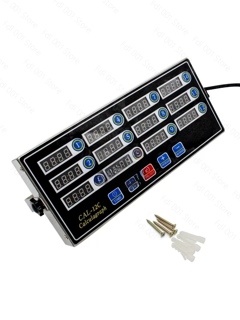 Commercial Kitchen Timer - Temporizador Comercial de 12 Canais para