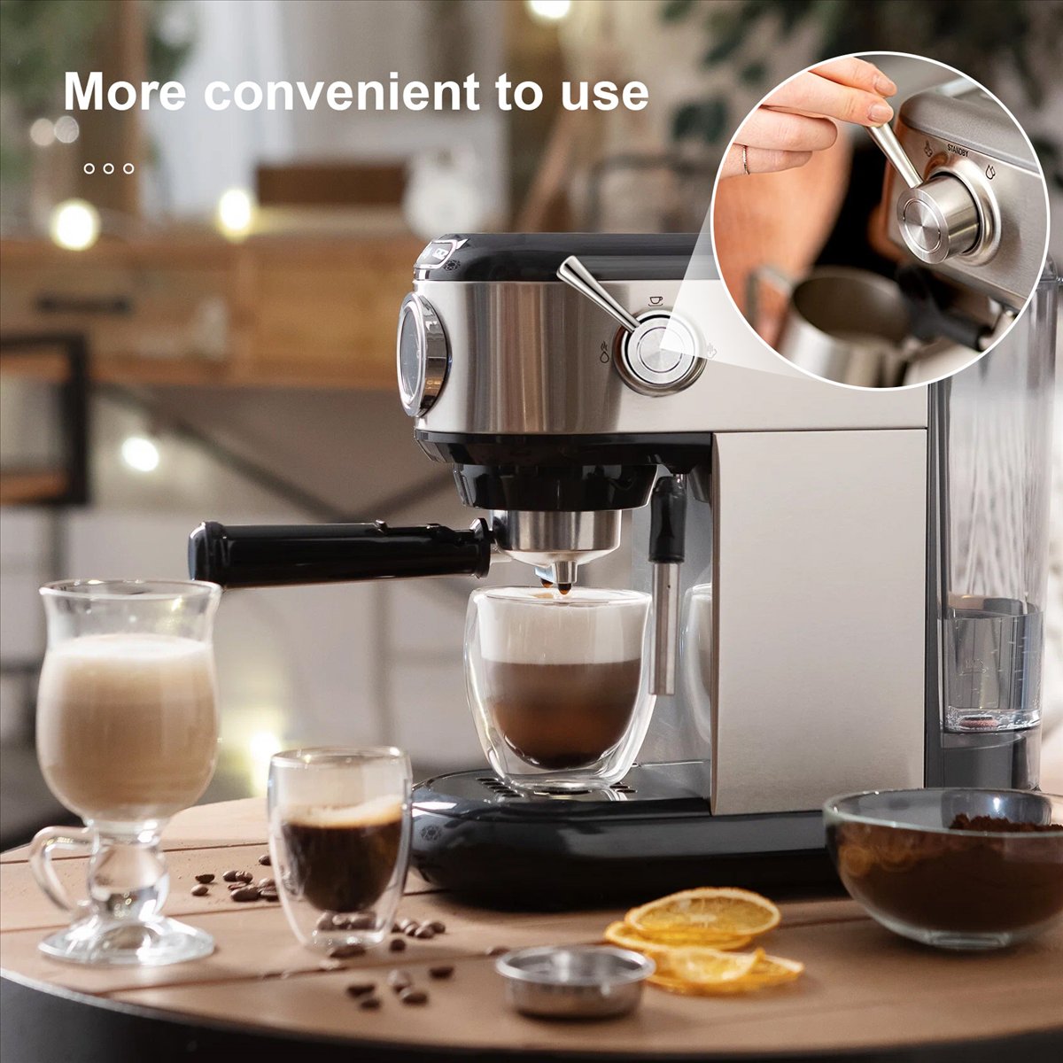 Breville Espresso Barista Express - (A25M) Alavanca de Vapor de Substituição
