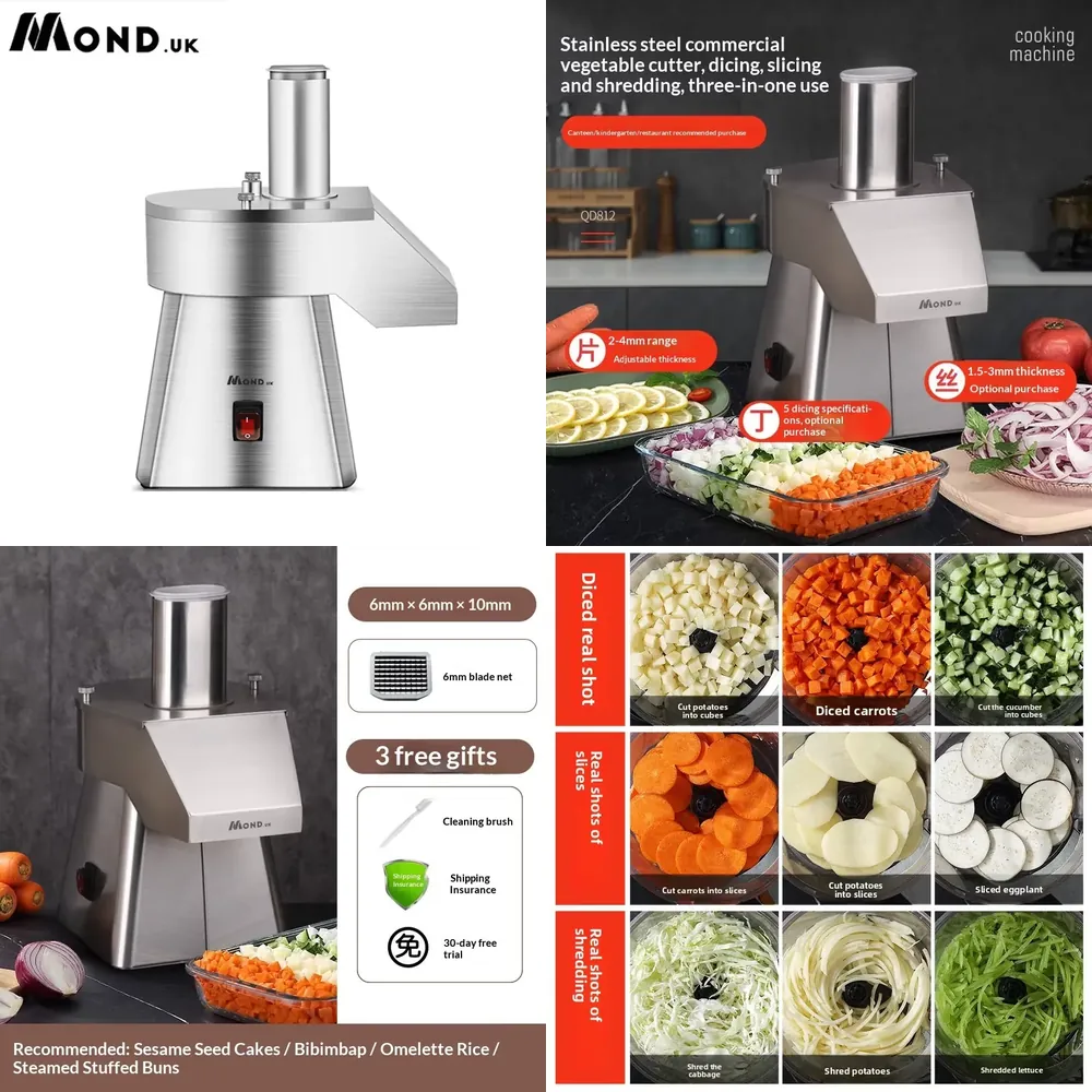 Commercial Kitchen Uk - Máquina Comercial de Corte de Legumes