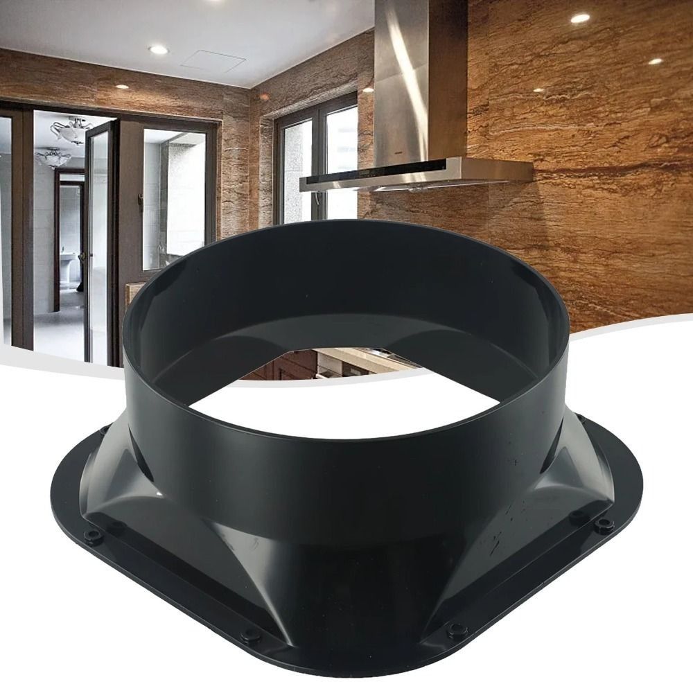 Commercial Kitchen Ventilation - Conector de Parede ABS para Ventilador,