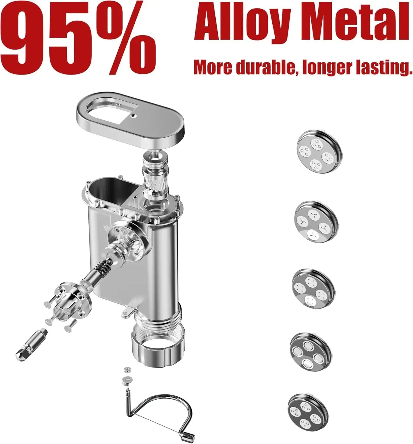 Commercial Kitchenaid - Acessório de Metal Reforçado para Máquina