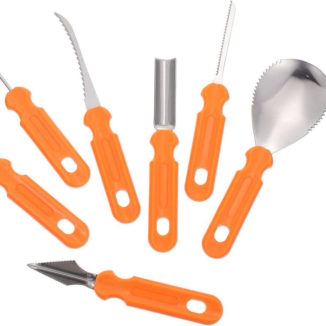 7 pçs conjunto de escultura de - Commercial Kitchen Knife Set avaliação e preço