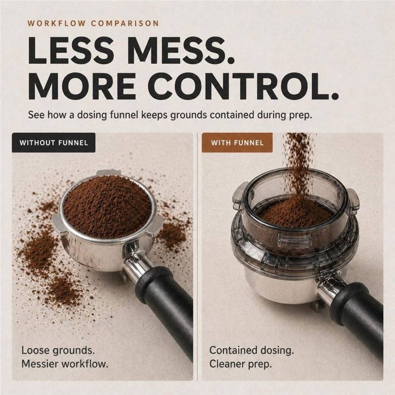Funil de Dosagem A65T-Twist-Lo - Breville Espresso Barista Express avaliação e preço