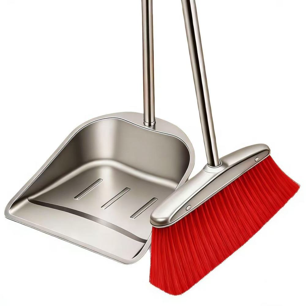 Conjunto de Pá e Vassoura de A - Commercial Kitchen Broom avaliação e preço