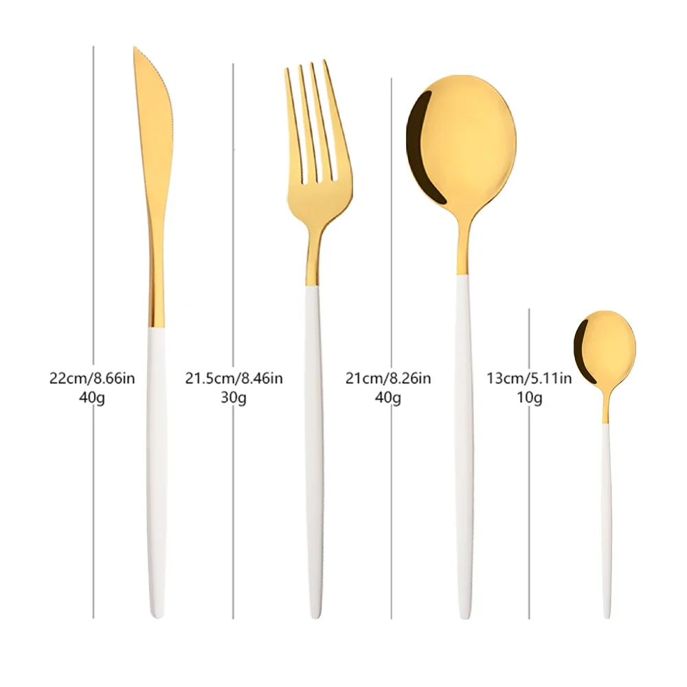 Conjunto de Talheres Branco e  - Commercial Kitchen Knife Set avaliação e preço