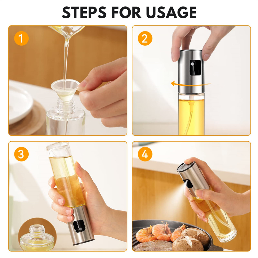 Pulverizador de Óleo de Vidro  - Commercial Kitchen Sprayer avaliação e preço
