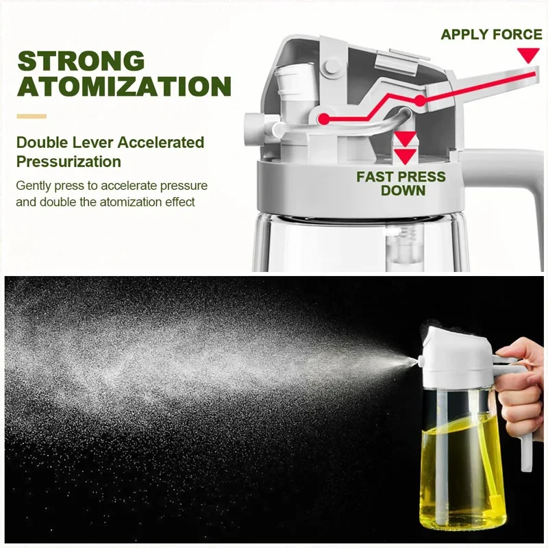 Spray de Óleo 2 em 1, Garrafa  - Commercial Kitchen Sprayer avaliação e preço