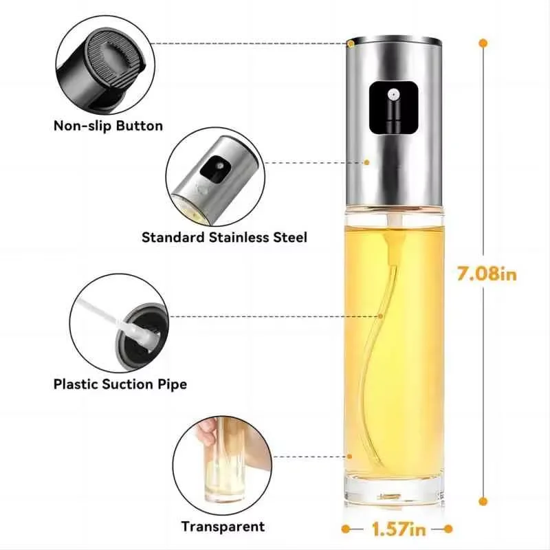Pulverizador de óleo de vidro  - Commercial Kitchen Sprayer avaliação e preço