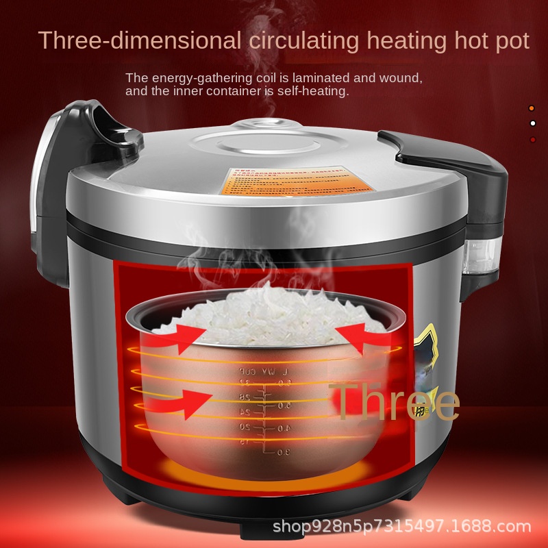 Panela de arroz comercial anti - Commercial Rice Cooker avaliação e preço