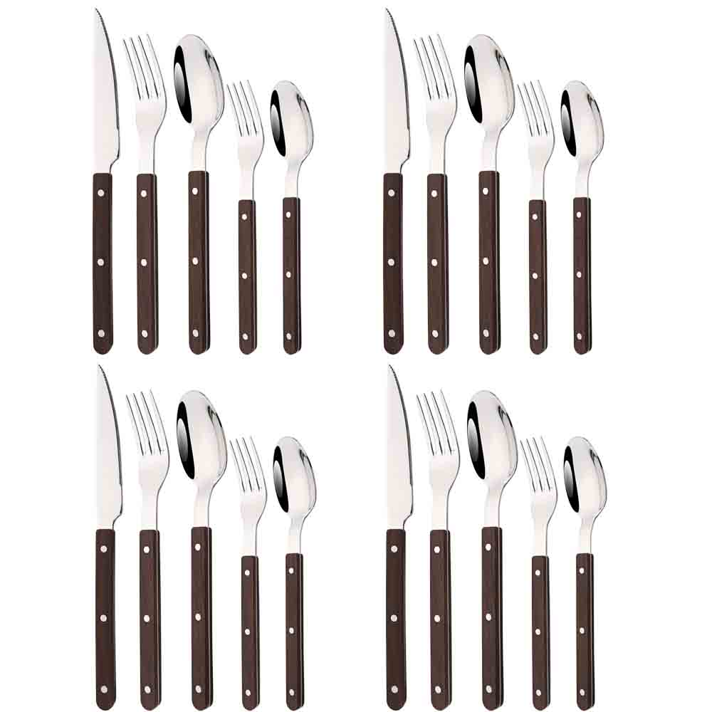 5/20 pçs imitação de madeira p - Commercial Kitchen Knife Set avaliação e preço