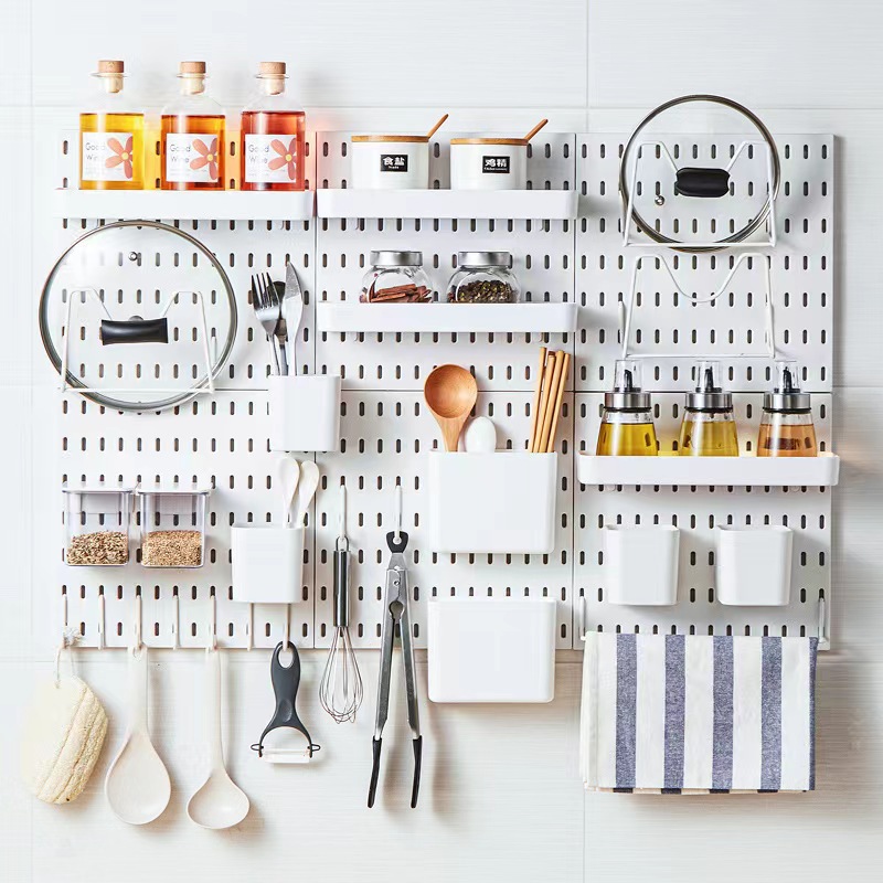 Novo diy pegboard acessórios p - Commercial Kitchen Utensil Holder avaliação e preço