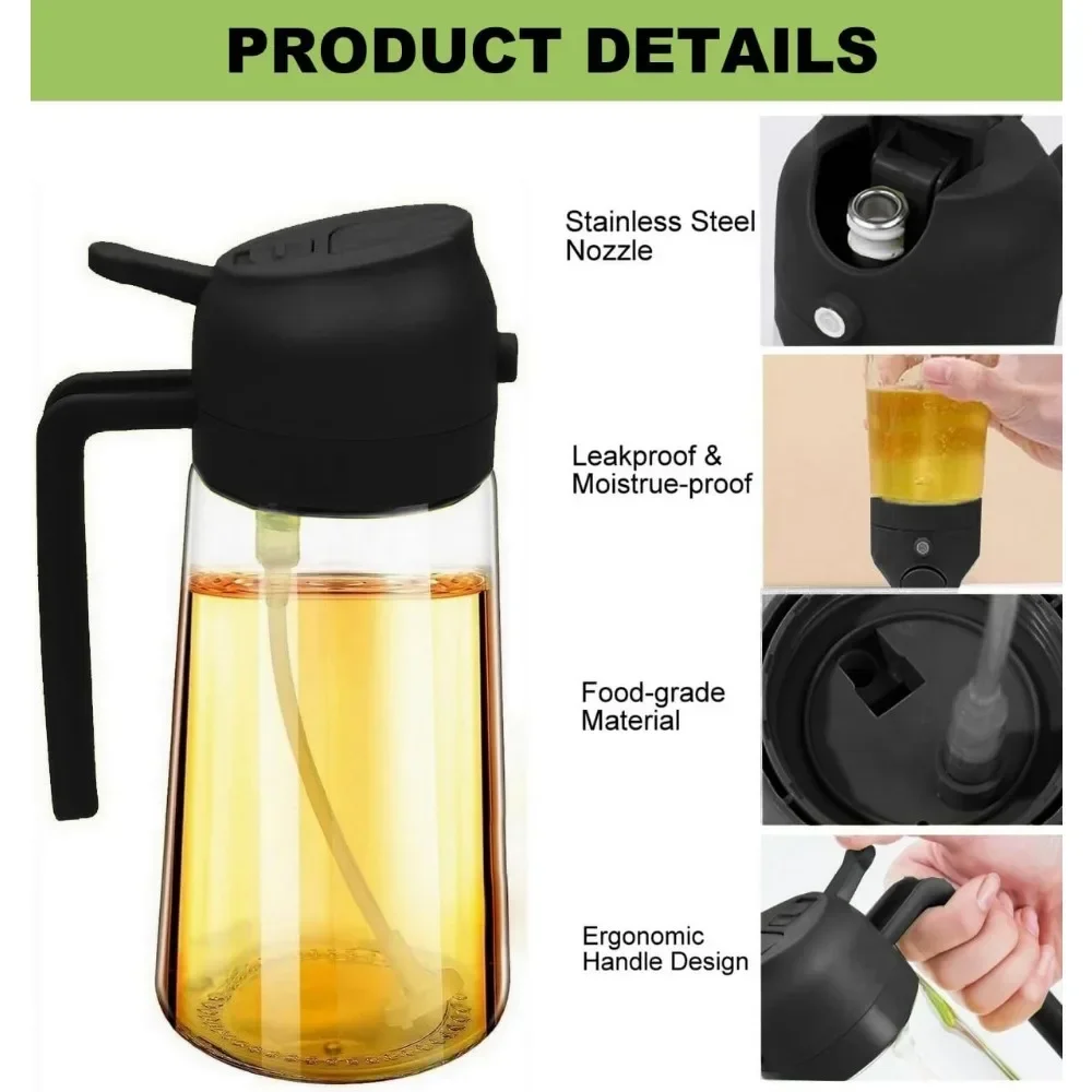 Spray de Óleo Plástico 2 em 1  - Commercial Kitchen Sprayer avaliação e preço