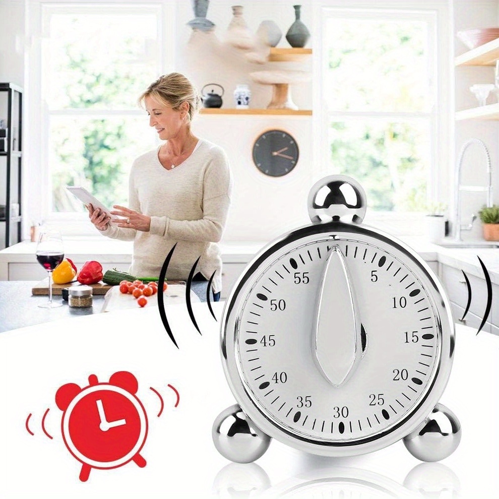 Temporizador mecânico visível, - Commercial Kitchen Timer avaliação e preço