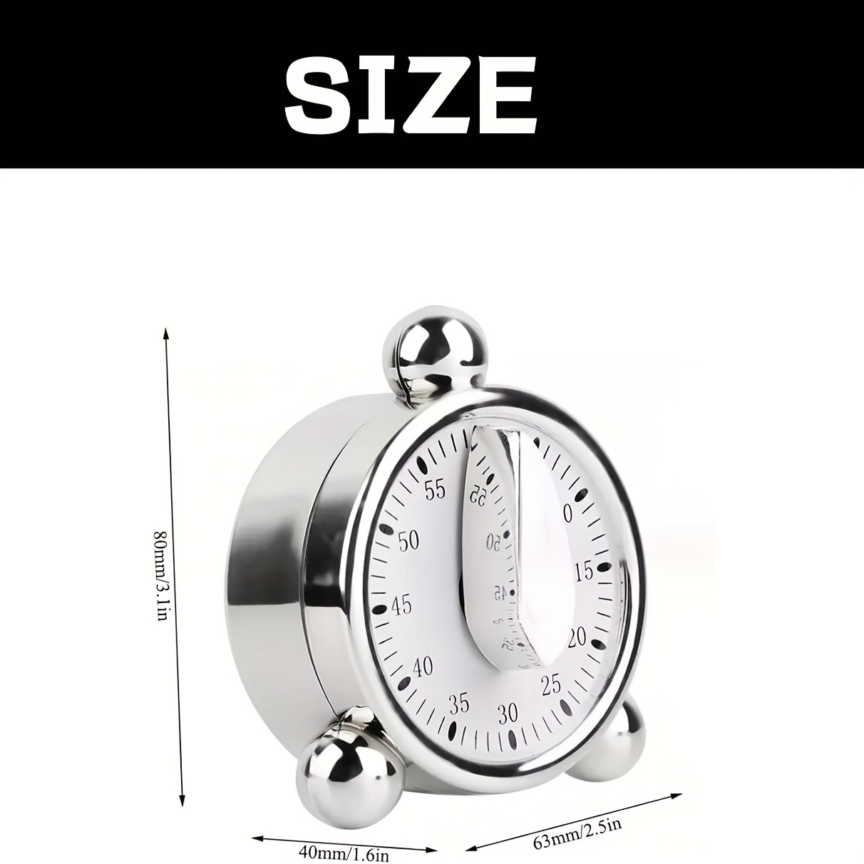 Temporizador mecânico visível, - Commercial Kitchen Timer avaliação e preço